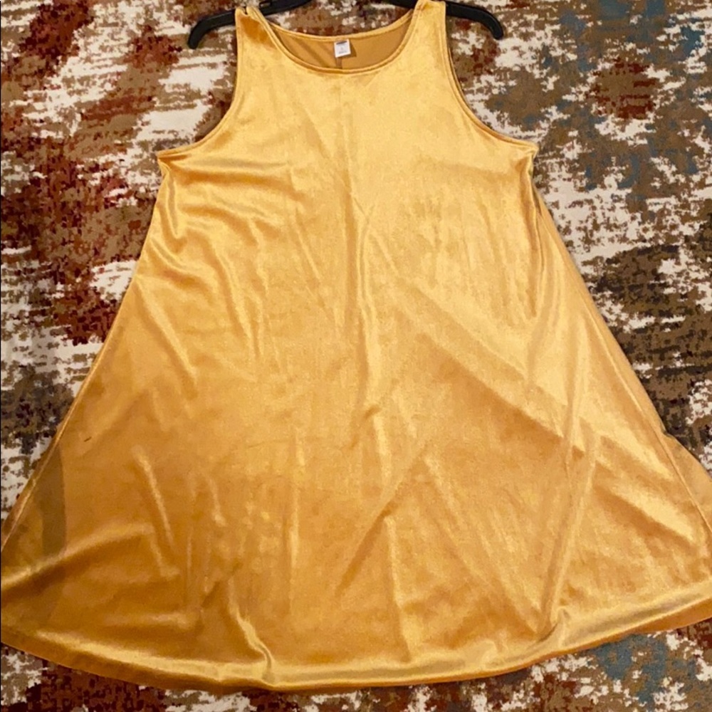 Old Navy Gold Swing Dress